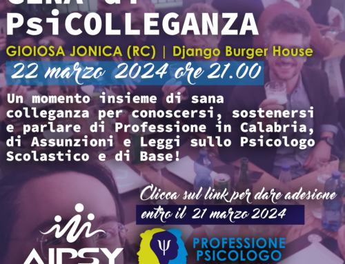 Cena di PsiColleganza | Gioiosa Jonica 22 marzo 2024