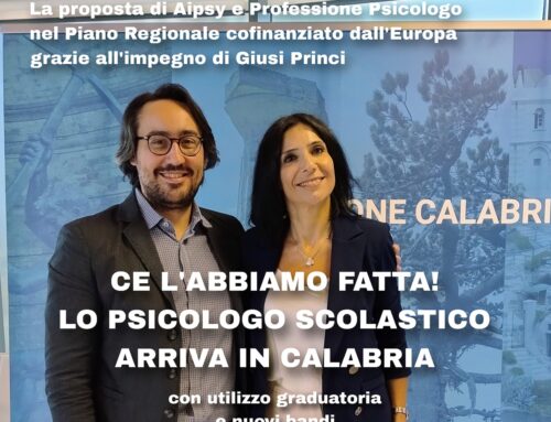 Arriva lo Psicologo Scolastico in Calabria