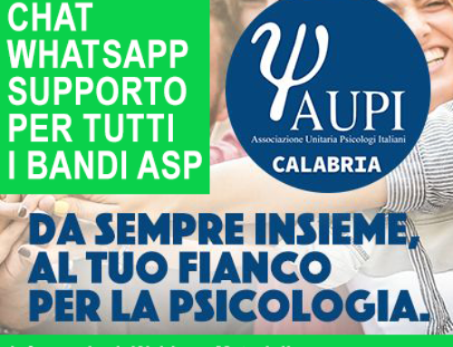 Entra nelle Chat Whatsapp di Supporto ai Bandi ASP in Calabria