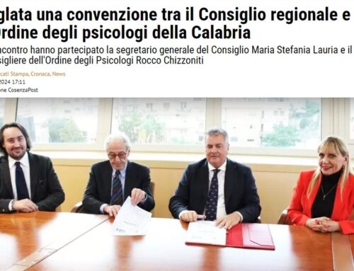 Nuova azione concreta tra Regione Calabria e Ordine a guida AIPSY e Professione Psicologo