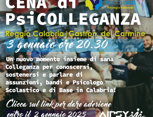 Cena di PsiColleganza | Reggio Calabria 3 gennaio 2025